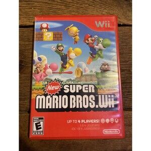 New Super Mario Bros. Wii (Nintendo Wii, 2009) CIB